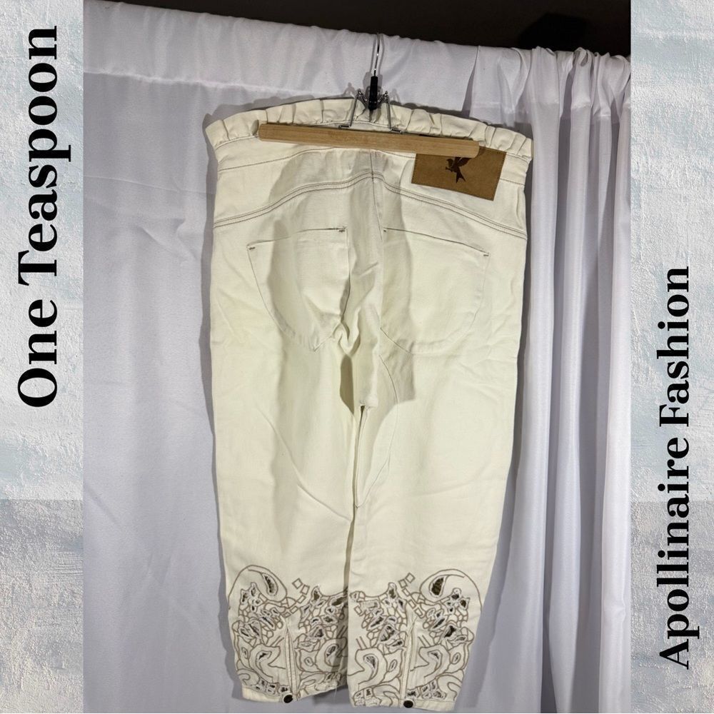 ONE TEASPOON LE CULT PANTS IN CREAM SIZE 29 NWT - Picture 3 of 4